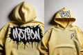 MOTION SZN Dripped Oversized Hoodie - Mustard Yellow