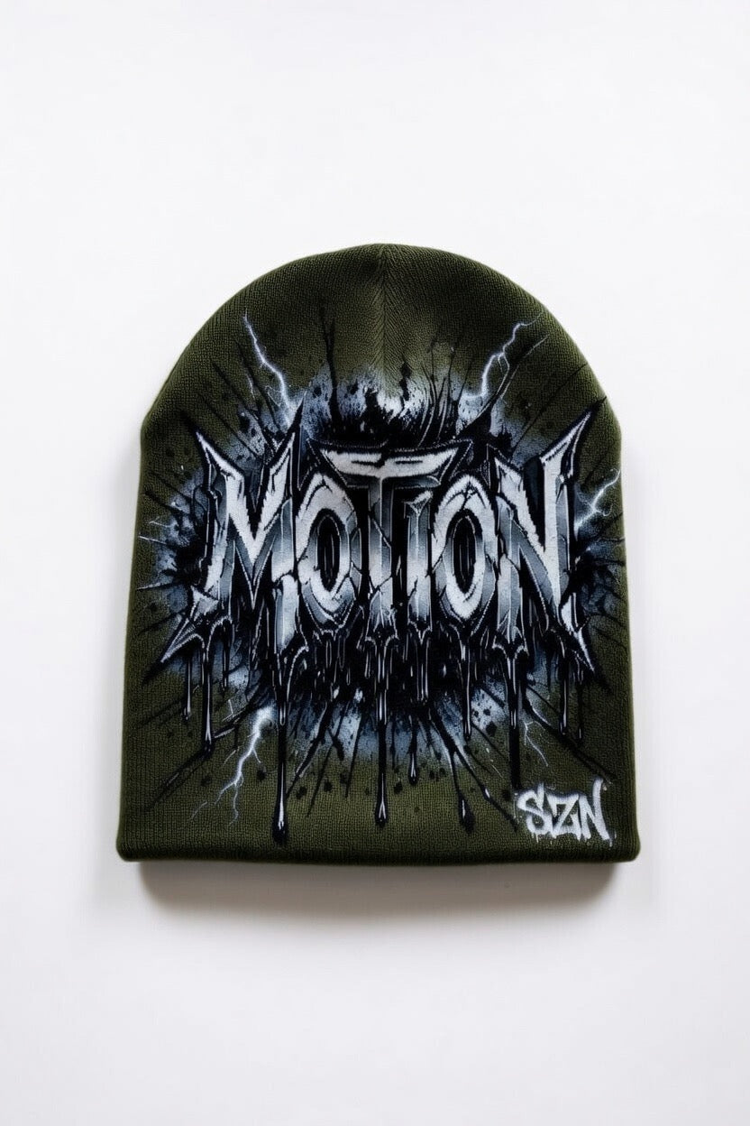 MOTION Beanie SZN1 - Olive Drip