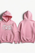 MOTION SZN Dripped Oversized Hoodie - Bubblegum Pink