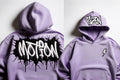 MOTION SZN Dripping Hoodie | Purple Barbed Wire